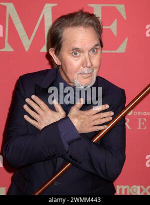 New York City, USA. Februar 2024. Teilnahme an der New Yorker Premiere „The Regime“ am 26. Februar 2024 im Museum of Natural History in New York City, NY © Steven Bergman/AFF-USA.COM Credit: AFF/Alamy Live News Stockfoto