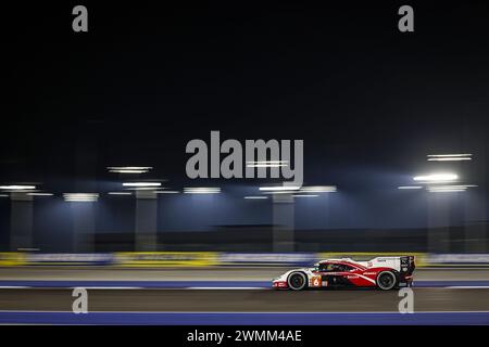 06 ESTRE Kevin (fra), LOTTERER Andre (ger), VANTHOOR Laurens (bel), Porsche Penske Motorsport, Porsche 963 #06, Aktion während des Prologs der FIA-Weltmeisterschaft 2024 vom 24. bis 26. Februar 2024 auf dem Losail International Circuit in Lusail, Katar Stockfoto