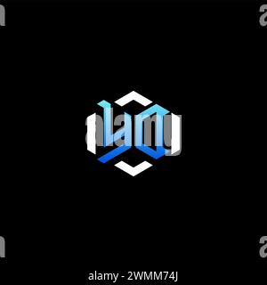 YD erste Ideen für ein Gaming-Konzept für E-Sport-Team, Twitch, Streamer und Gamer Stock Vektor