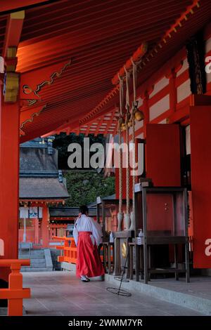 Kumano Nachi Taisha-Schrein auf der Kumano Kodo Nakahechi Route, Nachisan, Wakayama, Japan Stockfoto