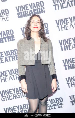 New York, New York, USA. Februar 2024. (NEU) Vineyard Theatre 41. Jahrestag 2024 Gala. 26. Februar 2024, New York, New York, USA: Sarah Gancher besucht am 26. Februar 2024 die Gala zum 41. Jahrestag 2024 des Vineyard Theatre zu Ehren des Schauspielers Jesse Tyler Ferguson im Edison Ballroom in New York City. (Foto: M10s/TheNews2) (Foto: M10s/Thenews2/Zumapress) (Bild: © Ron Adar/TheNEWS2 Via ZUMA Press Wire) NUR ZUR REDAKTIONELLEN VERWENDUNG! Nicht für kommerzielle ZWECKE! Stockfoto