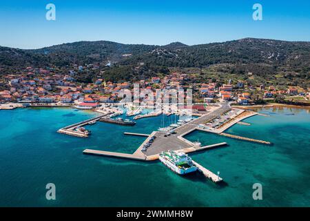 Tkon, Insel Pašman Stockfoto