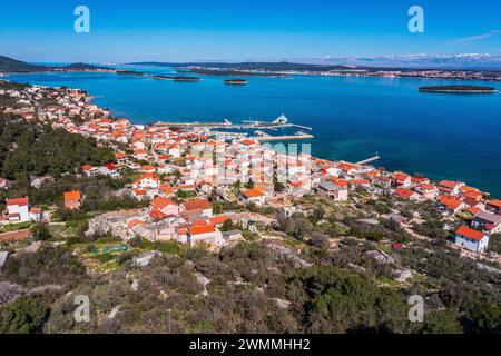 Tkon, Insel Pašman Stockfoto