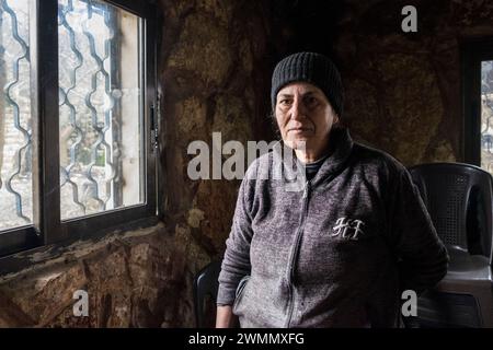 Syrien, inn-Restaurant am ein Hlakin Pass Stockfoto