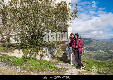 Syrien, Umgebung von Krak des Chevaliers Stockfoto