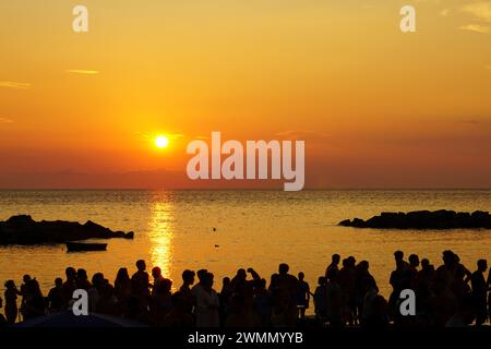 Ein malerischer Blick auf Belvedere Marittimo, Kalabrien, Italien Stockfoto