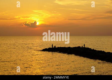 Ein malerischer Blick auf Belvedere Marittimo, Kalabrien, Italien Stockfoto