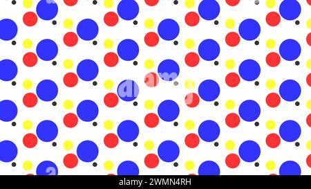 Kunst Illustration Design Konzept des Hintergrundmusters nahtlos modern Stock Vektor