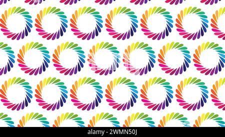 Kunst Illustration Design Konzept des Hintergrundmusters nahtlos modern Stock Vektor