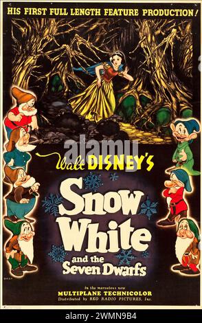 Schneewittchen und die sieben Zwerge (RKO, 1937). Poster Datei Referenz # 33751 979 THA Stockfoto