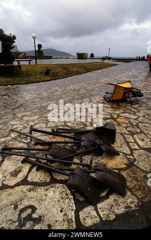 Die Ölpest der Prestige ereignete sich im November 2002 vor der Küste Galiciens (Spanien), die durch den Untergang des 26-jährigen, strukturell mangelhaften Öls verursacht wurde Stockfoto