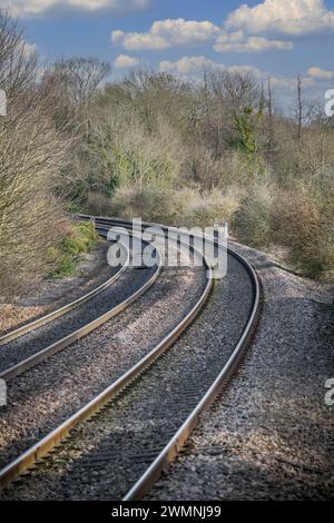 Dieselbetriebener Pendlerbahnhof warwick parkway warwickshire england großbritannien Stockfoto