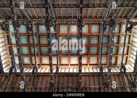 Der Kanakakkunnu Palace ist ein Palast in der Nähe des Napier Museums im Thiruvananthapuram District des indischen Bundesstaates Kerala. Es ist berühmt für seine kulturelle Gastfreundschaft. Stockfoto