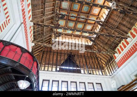 Der Kanakakkunnu Palace ist ein Palast in der Nähe des Napier Museums im Thiruvananthapuram District des indischen Bundesstaates Kerala. Es ist berühmt für seine kulturelle Gastfreundschaft. Stockfoto