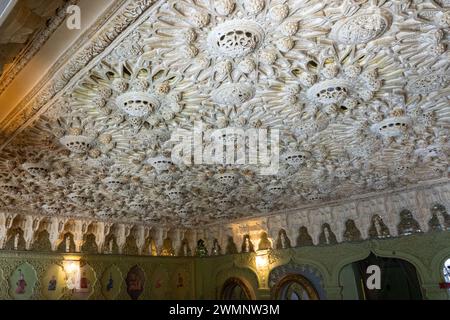 Traditionelle Georgische Architektur, Tiflis, Georgien Stockfoto