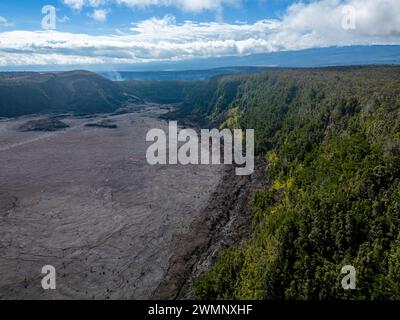 Luftaufnahmen an der Küste von Big Island, Hawaii Stockfoto