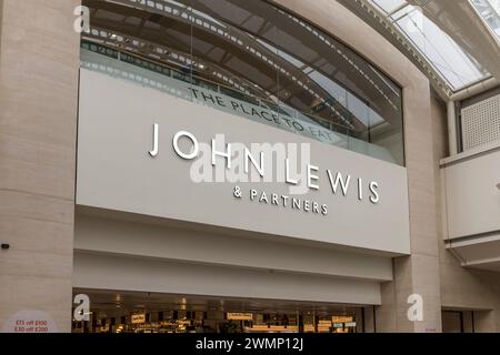 John Lewis Kaufhaus in der Mall Cribbs Causeway, Bristol, Großbritannien Stockfoto