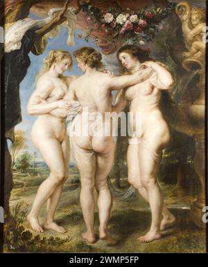 Peter Paul Rubens, die drei Grazen, um 1635 Stockfoto