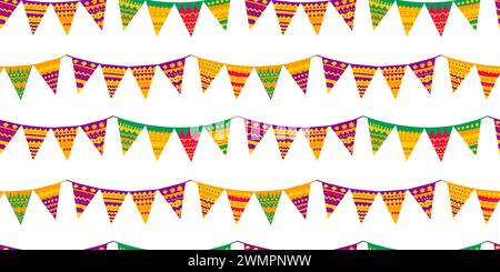 Vektor Hand gezeichnete hängende Girlande Stock Vektor