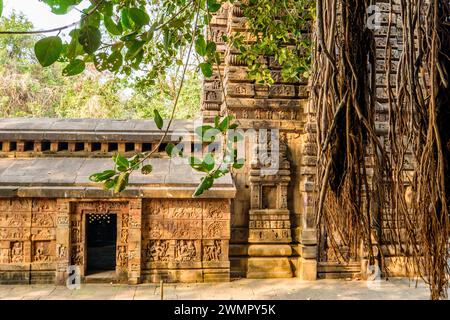 Hindutempel in Bhubaneswar Hauptstadt des indischen Bundesstaates Orissa/Odisha Stockfoto