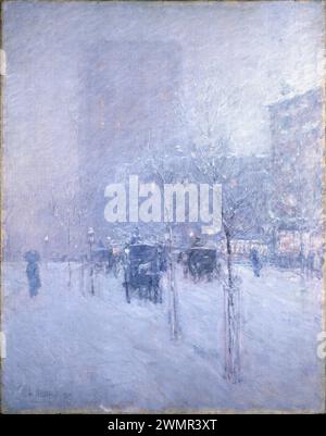 Hassam Childe - Am Späten Nachmittag, New York, Winter (1900) Stockfoto