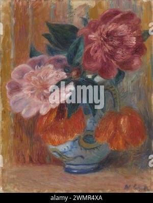 Glackens William James - Tulpen und Pfingstrosen in Pitcher (1914 15c.) Stockfoto