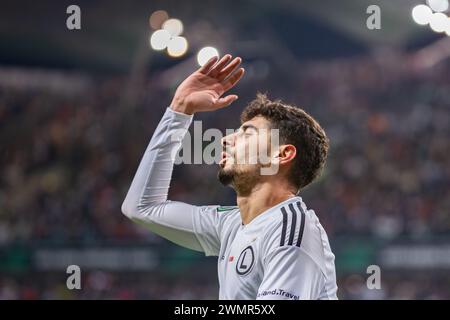 Gil Dias aus Legia war im Play-off-Spiel der UEFA Europa Conference League zwischen Legia Warszawa und Molde FK im Marschall Jozef Pilsudski Legia Warschau Municipal Stadium zu sehen. Endpunktzahl; Legia Warszawa 0:3 Molde FK. Stockfoto