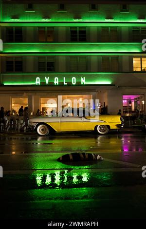 Miami, USA. Oktober 2023. Avalon Hotel am South Beach. Stockfoto