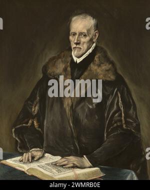 El Greco – Porträt von Dr. Francisco de Pisa (1610 14) Stockfoto