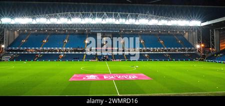 Ewood Park, Blackburn, Großbritannien. Februar 2024. FA Cup Fünfte Runde Fußball, Blackburn Rovers gegen Newcastle United; im Stadion im Ewood Park Credit: Action Plus Sports/Alamy Live News Stockfoto