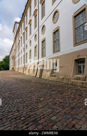 Blick auf Schloss Gottorf in Schleswig in Deutschland. Stockfoto