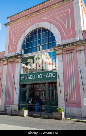 Fado Museum - Museo do Fado - ein Musikmuseum, das Fado gewidmet ist und sich im Stadtteil Alfama in Lissabon befindet Stockfoto