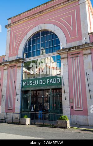 Fado Museum - Museo do Fado - ein Musikmuseum, das Fado gewidmet ist und sich im Stadtteil Alfama in Lissabon befindet Stockfoto