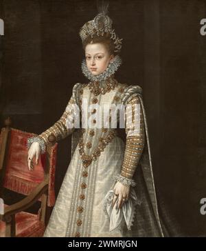 Coello Alonso Sánchez - La infanta Isabel Clara Eugenia (1577) Stockfoto