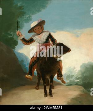 Goya Francisco – Junge auf RAM (1786 87) Stockfoto