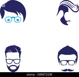 Geek Logo Vorlage Vektor Illustration Design Stock Vektor