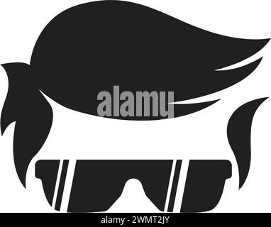 Geek Logo Vorlage Vektor Illustration Design Stock Vektor