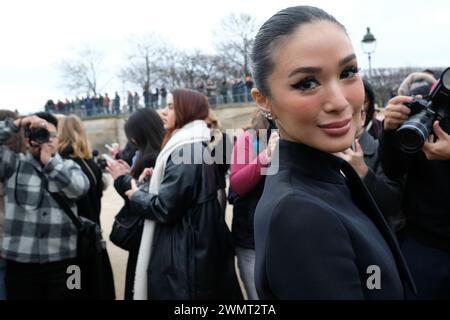 Le défilé Dior EST le Premier évènement Important de ce cette fashionweek parisienne. Les célébrités de la Mode et du cinéma étaient présentes Stockfoto