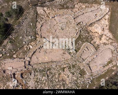 Archäologische Stätte Barbarìa II, Formentera, Pitiusas-Inseln, Balearische Gemeinschaft, Spanien Stockfoto