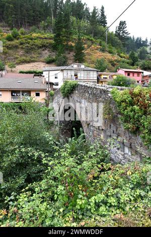 Corias parroquia de Cangas del Narcea. Asturien, Spanien. Stockfoto