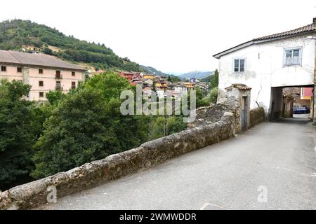 Corias parroquia de Cangas del Narcea. Asturien, Spanien. Stockfoto