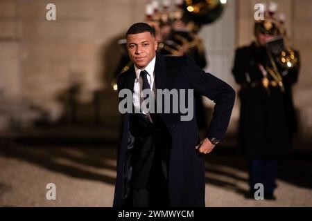 Paris, Frankreich, Dienstag, 27. februar 2024, Herr Kylian Mbappé, Credit Francois Loock / Alamy Live News Stockfoto