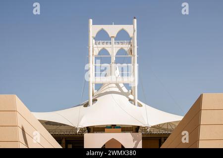 Sakhir, Bahrain - 28.02.2024Bahrain-Rennambiance während des Formel-1-GolfAir-Bahrain Grand Prix 2024, 1. Runde der FIA-Formel-1-Weltmeisterschaft 2024 vom 29. Februar bis 2. März 2024 auf dem Bahrain International Circuit in Sakhir, Bahrain - Foto Xavi Bonilla/DPPI Credit: DPPI Media/Alamy Live News Stockfoto