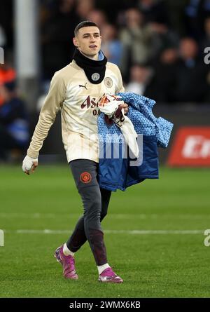 Luton, Großbritannien. Februar 2024. Phil Foden von Manchester City während des FA Cup-Spiels in der Kenilworth Road, Luton. Der Bildnachweis sollte lauten: David Klein/Sportimage Credit: Sportimage Ltd/Alamy Live News Stockfoto