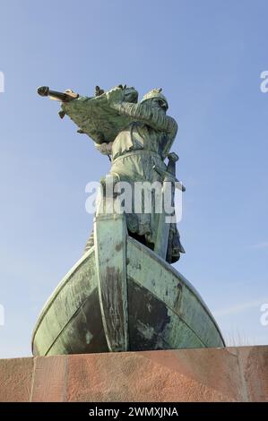 Hagen-Denkmal, Worms, Rheinland-Pfalz, Deutschland Stockfoto