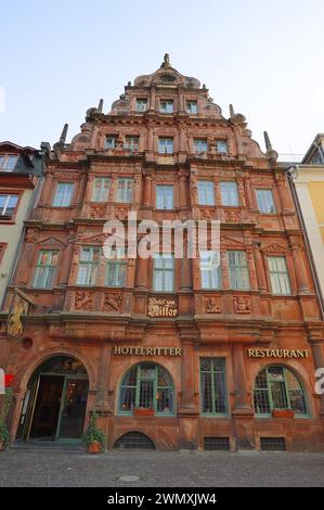 Hotel 'Zum Ritter St. Georg', Heidelberg, Baden-Württemberg, Deutschland Stockfoto