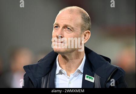 Trainer Jess Thorup FC Augsburg FCA Portrait, WWK Arena, Augsburg, Bayern, Deutschland Stockfoto