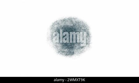 Tintenspray und Pinsel mit schwarzer Farbe Stock Vektor