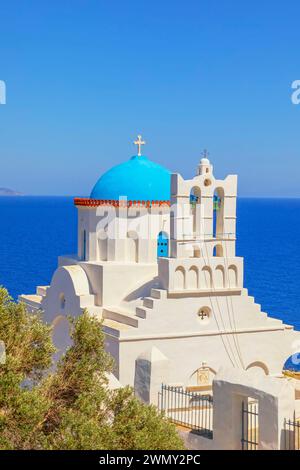 Griechenland, Dodekanesische Inseln, Insel Sifnos, Kloster Panagia Poulati Stockfoto