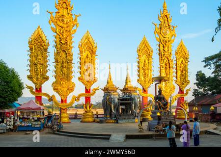 Thailand, Provinz Chiang Rai, SOP Ruak, Goldenes Dreieck Stockfoto